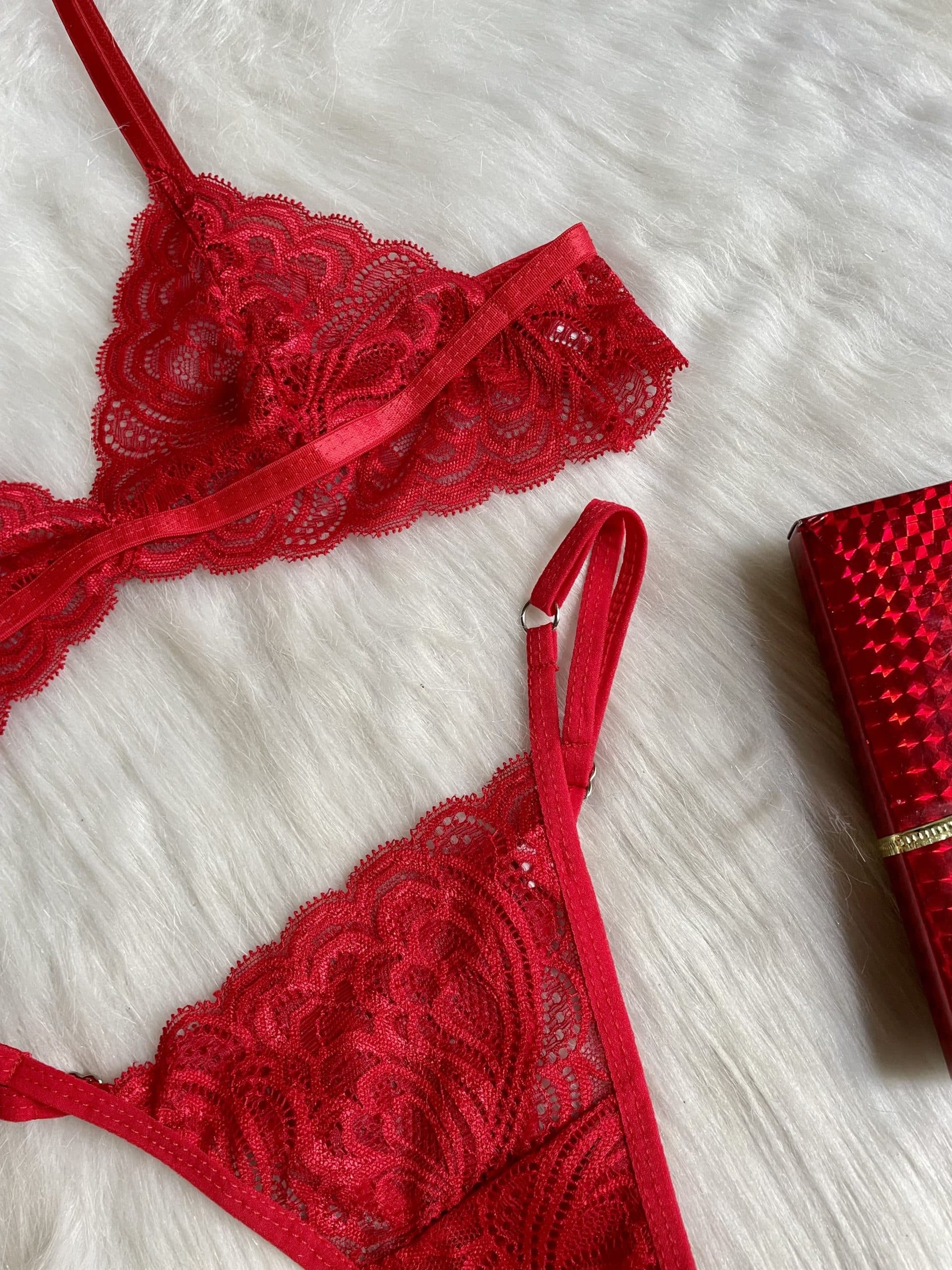 Conjunto Jade Rojo