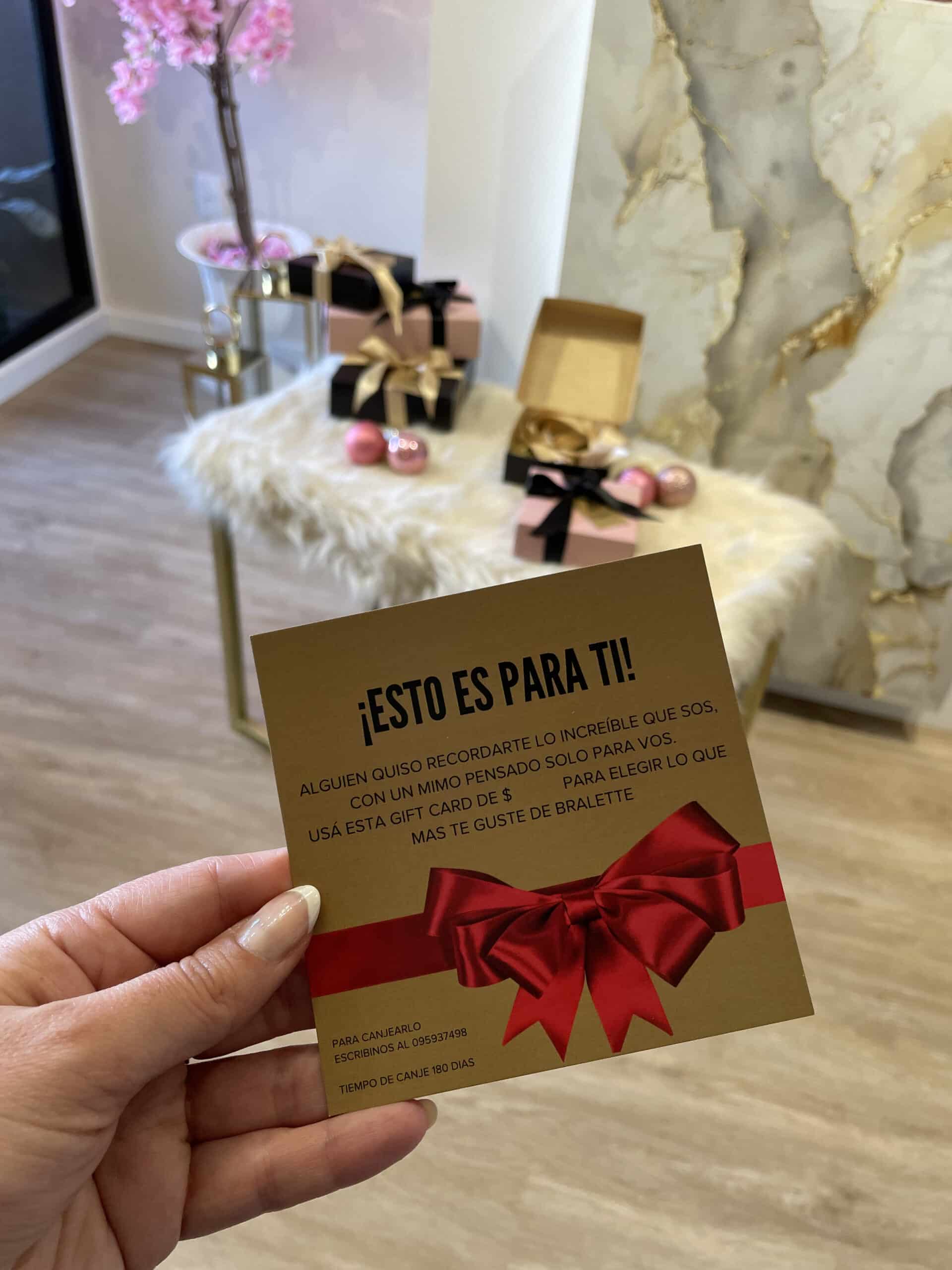 BOX Gift Card + perfume (Envio en 24 horas)