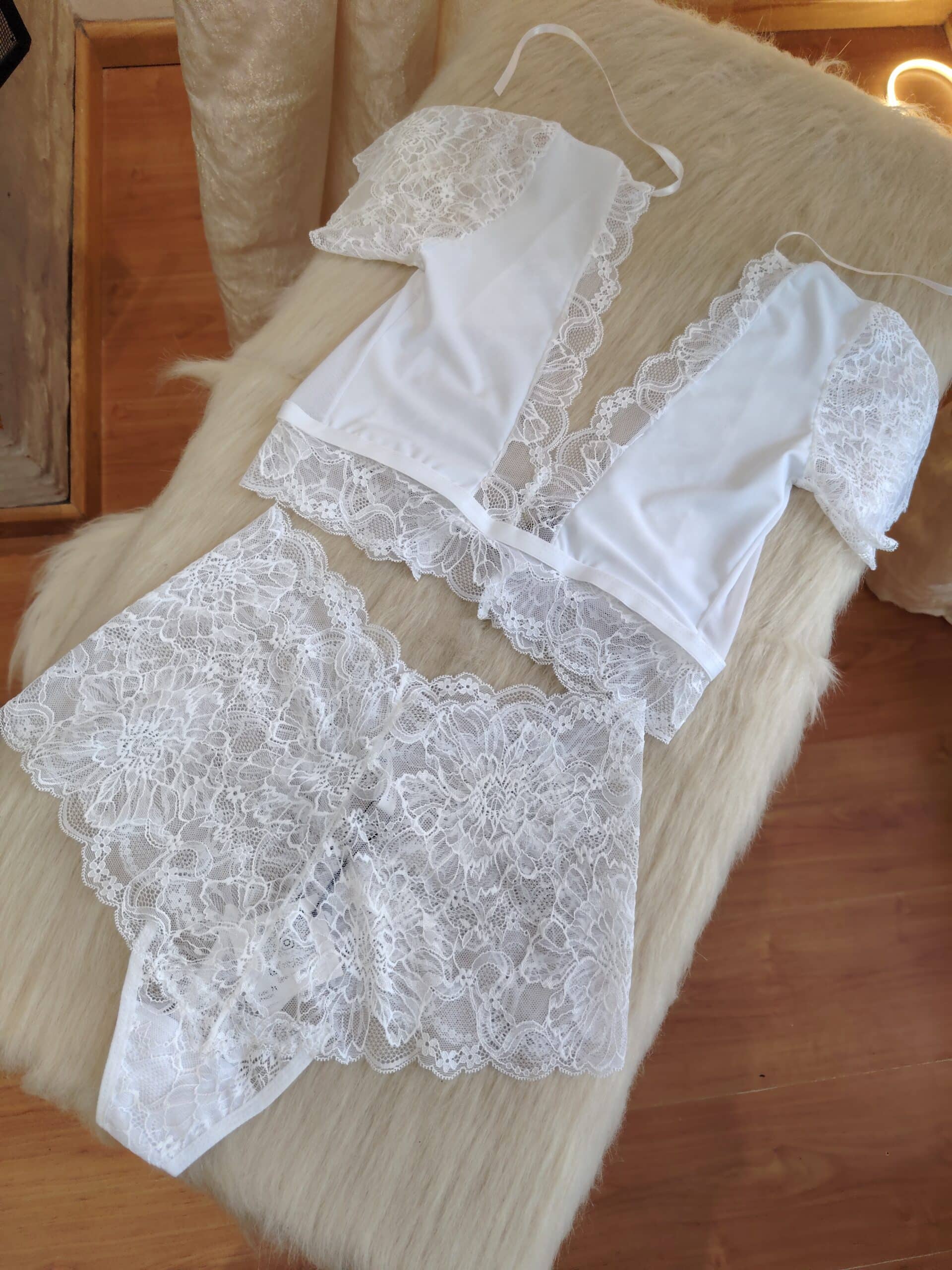 Conjunto Celesia con Hipster Blanco
