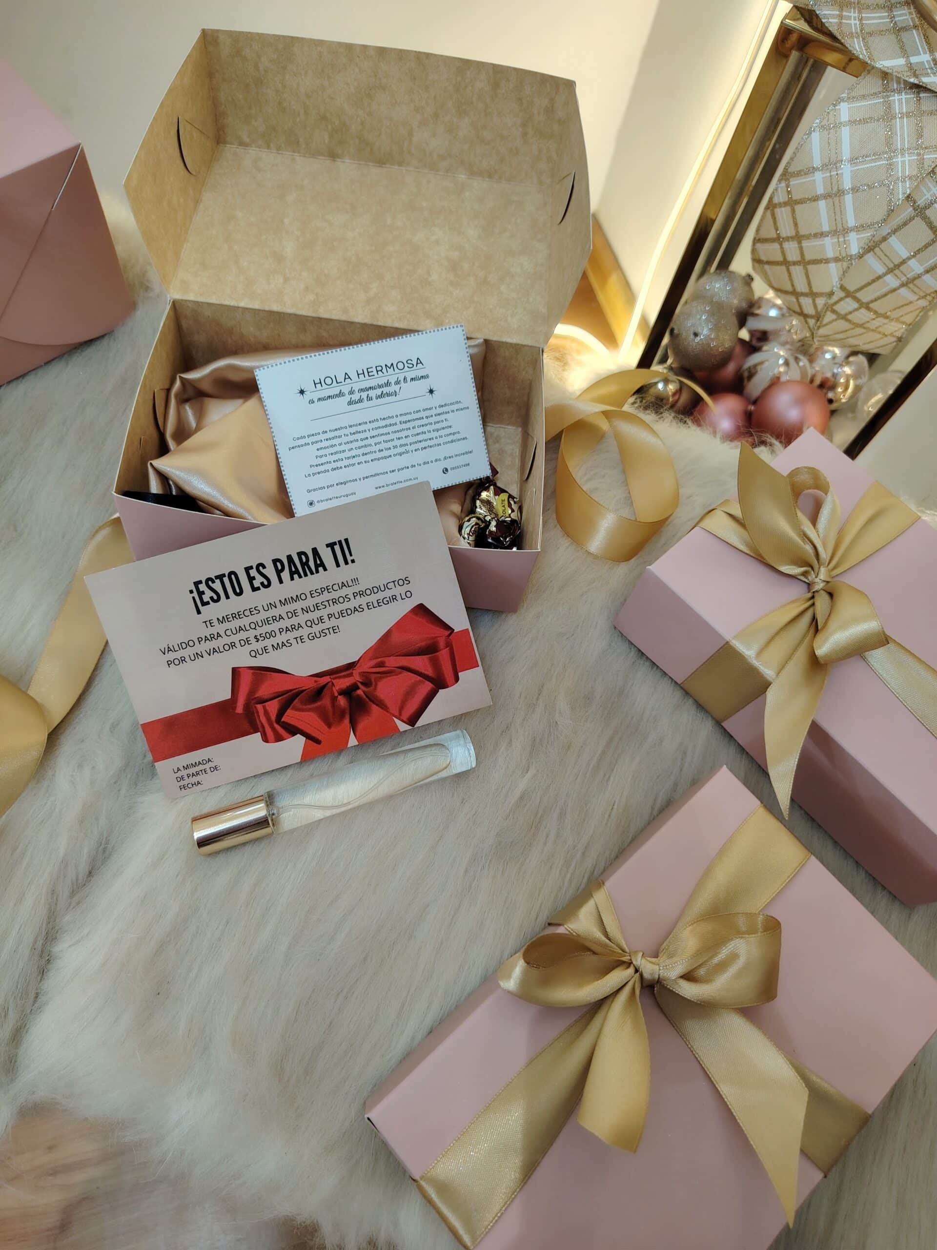 BOX Gift Card $500 + perfume (Envio en 24 horas)