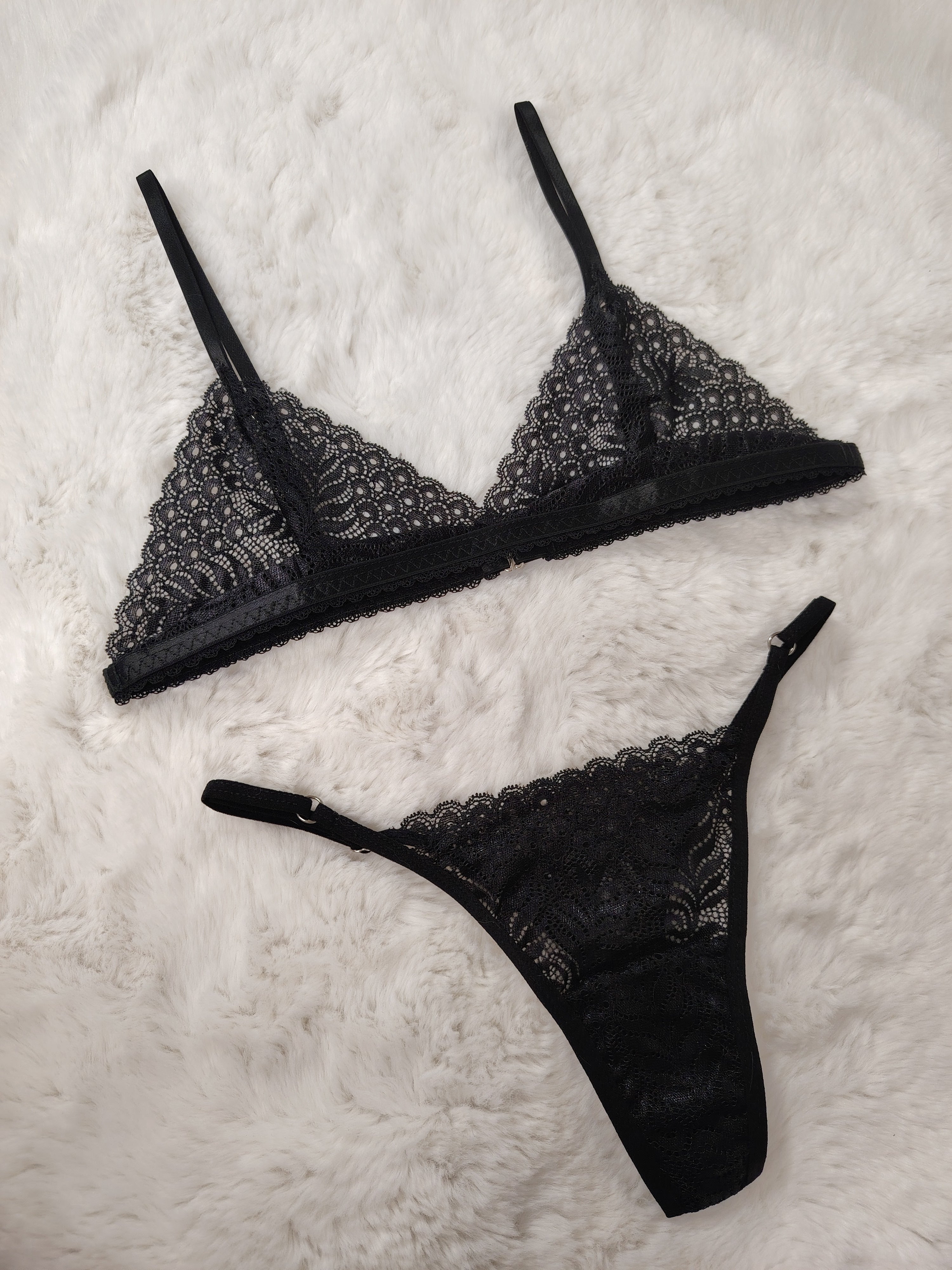 SALE Conjunto Encaje Negro