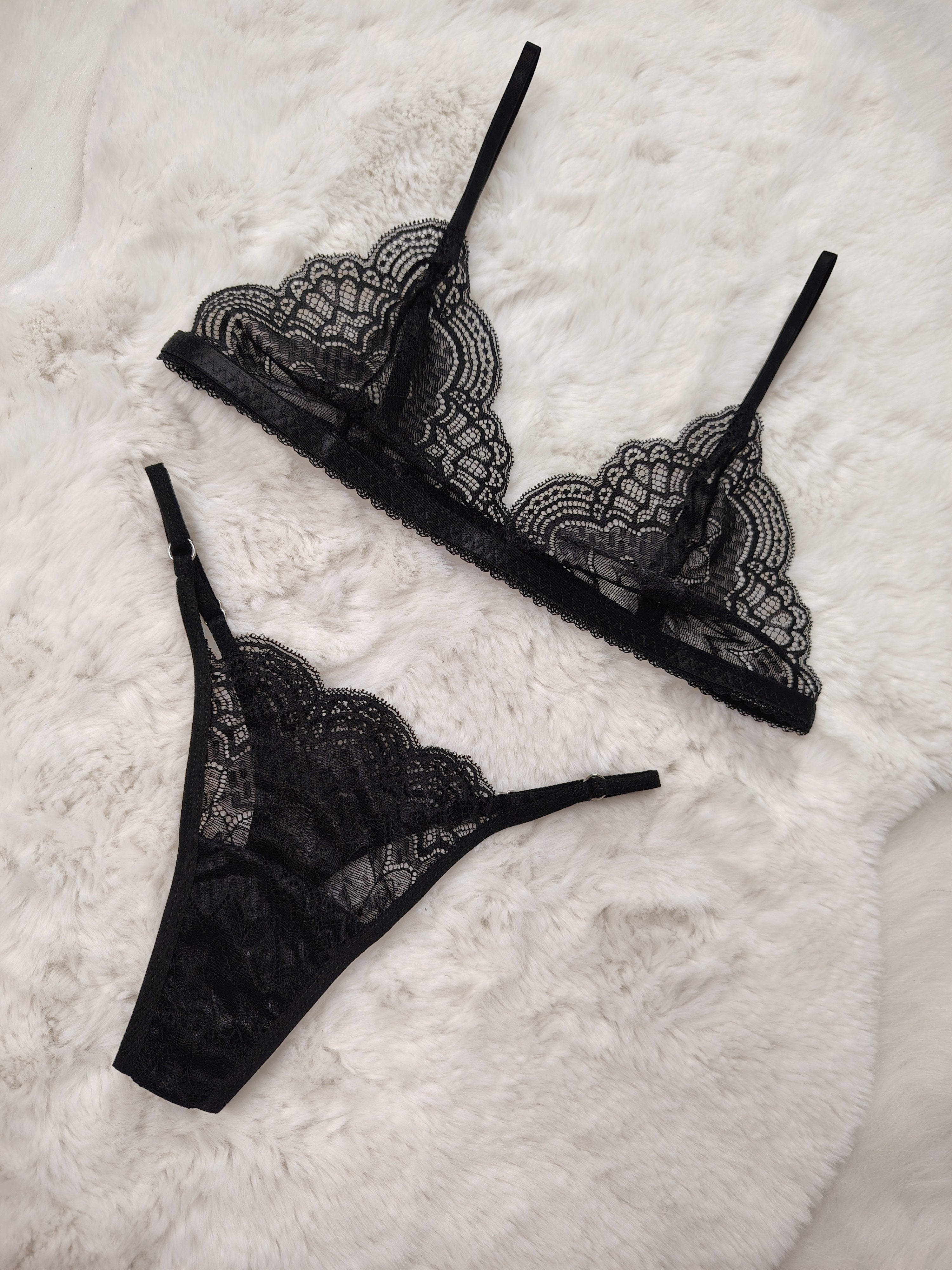 SALE Conjunto Encaje Negro