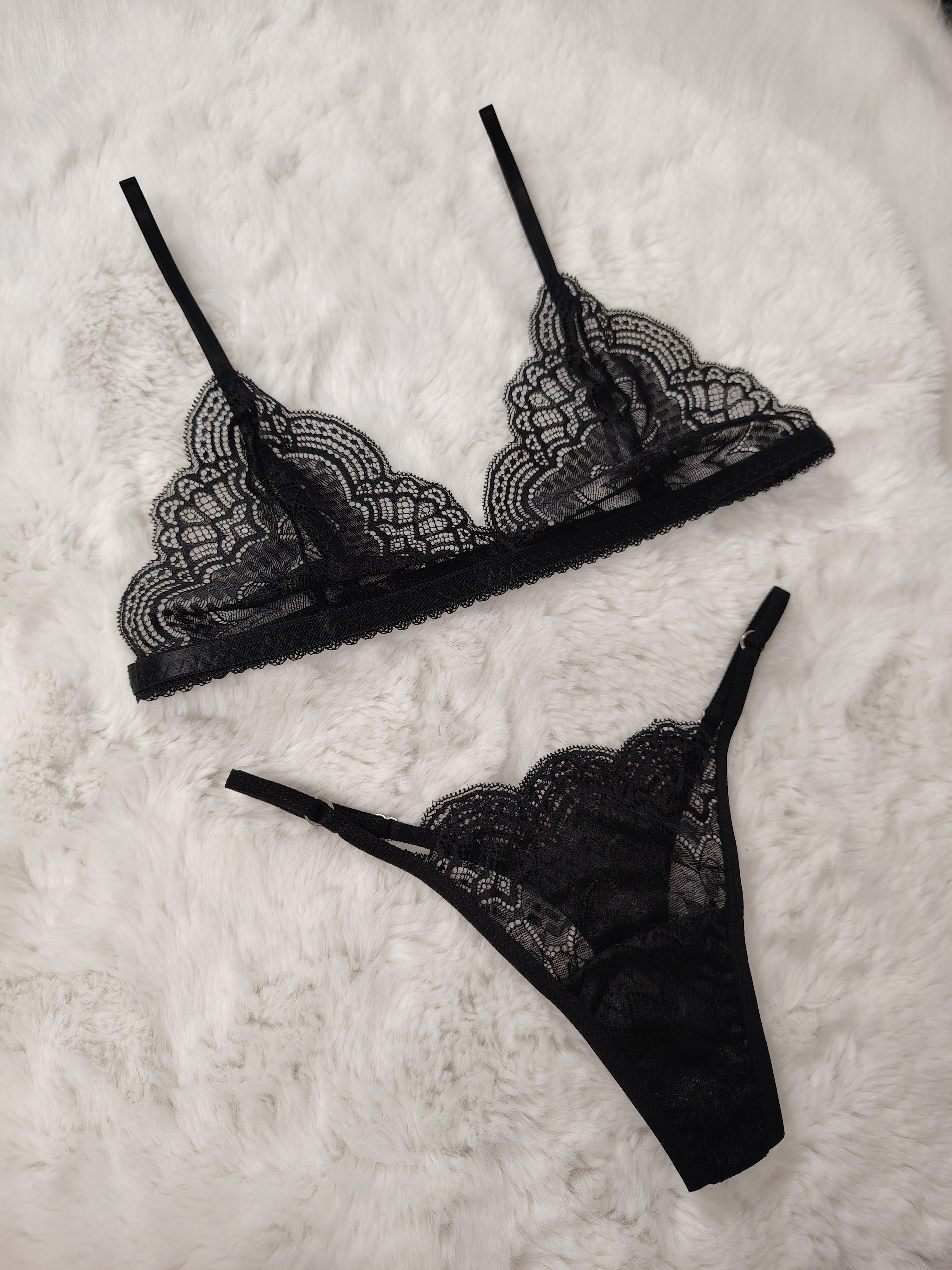SALE Conjunto Encaje Negro