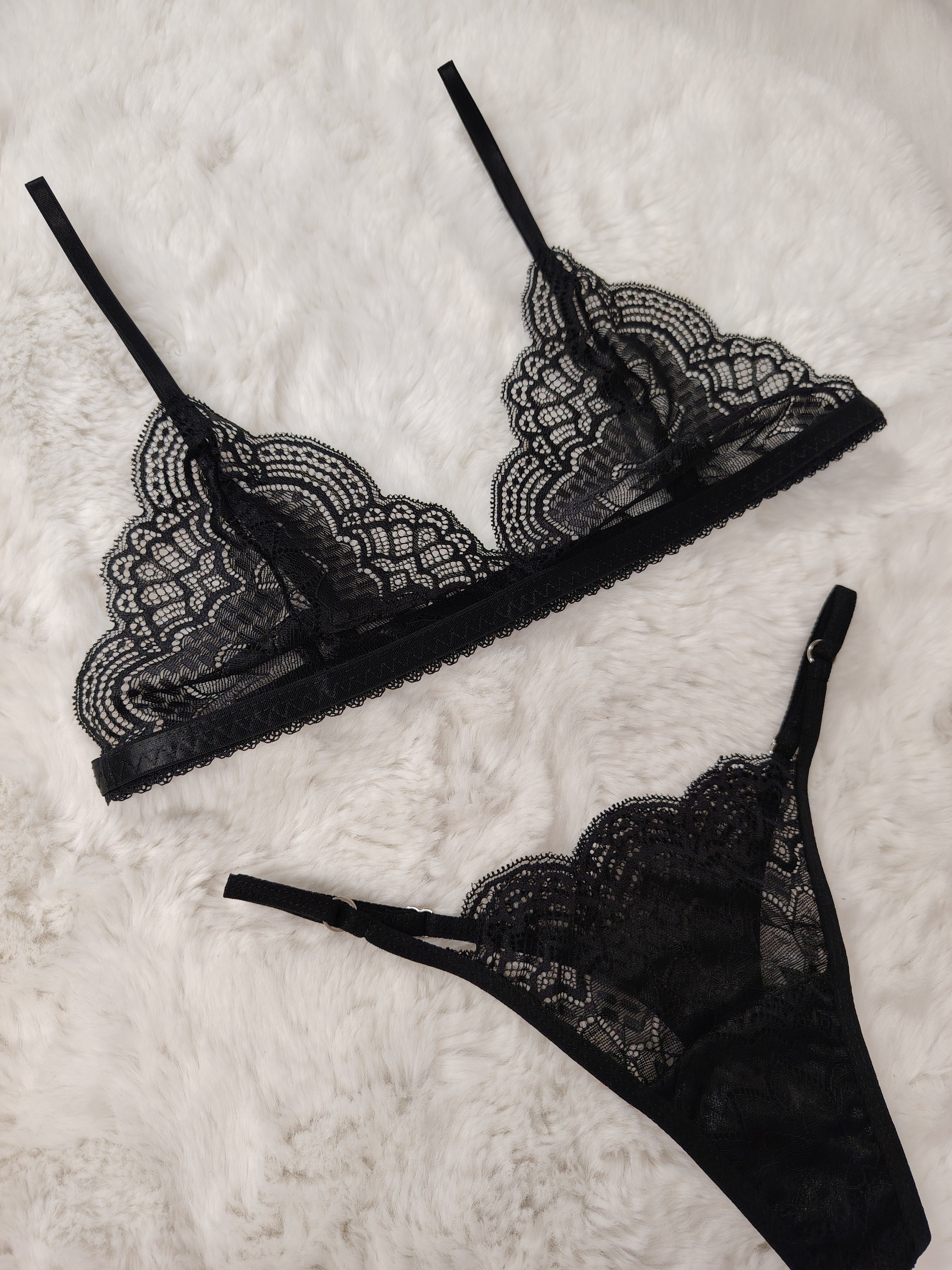 SALE Conjunto Encaje Negro