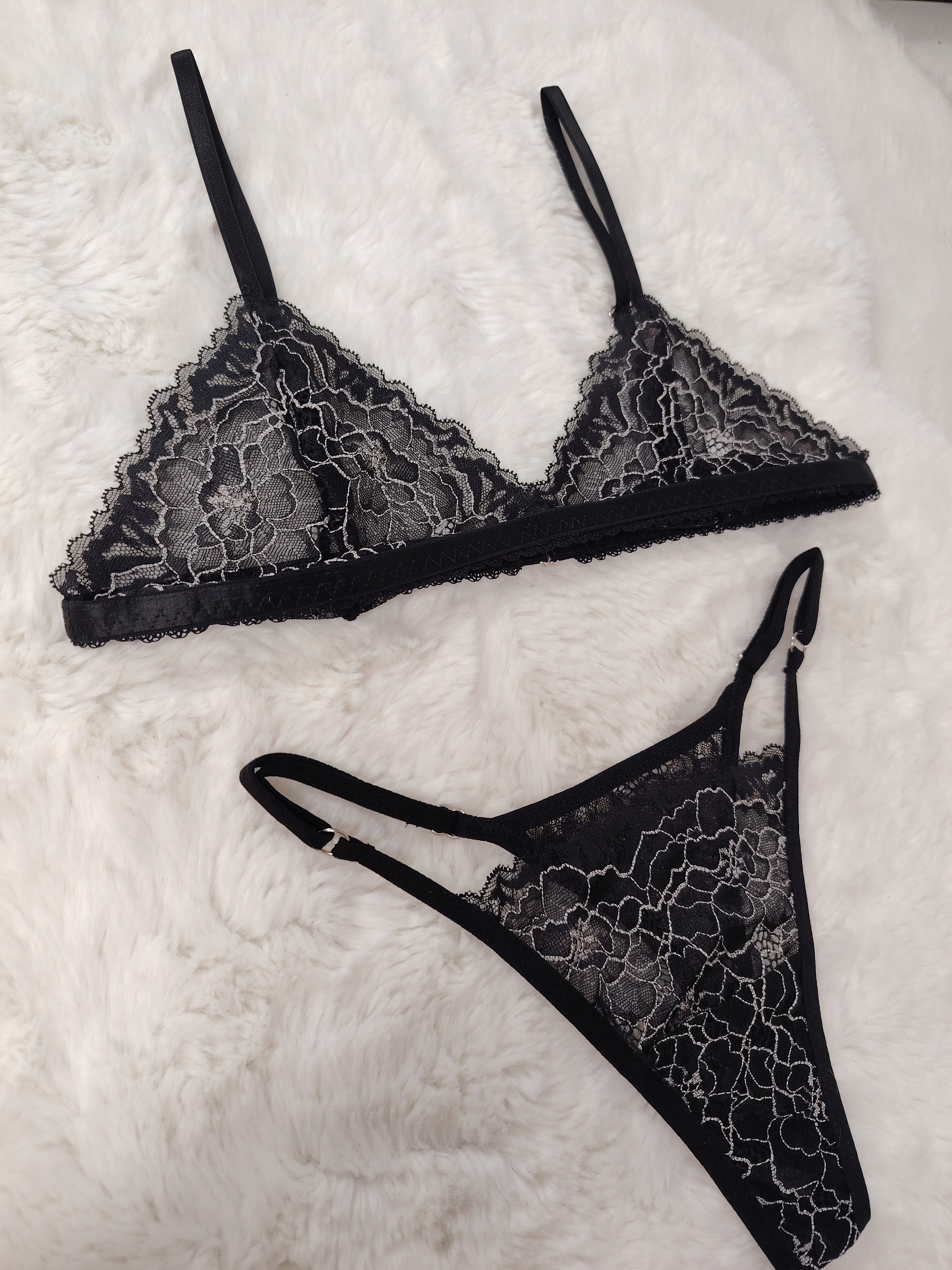 SALE Conjunto Encaje Bitono
