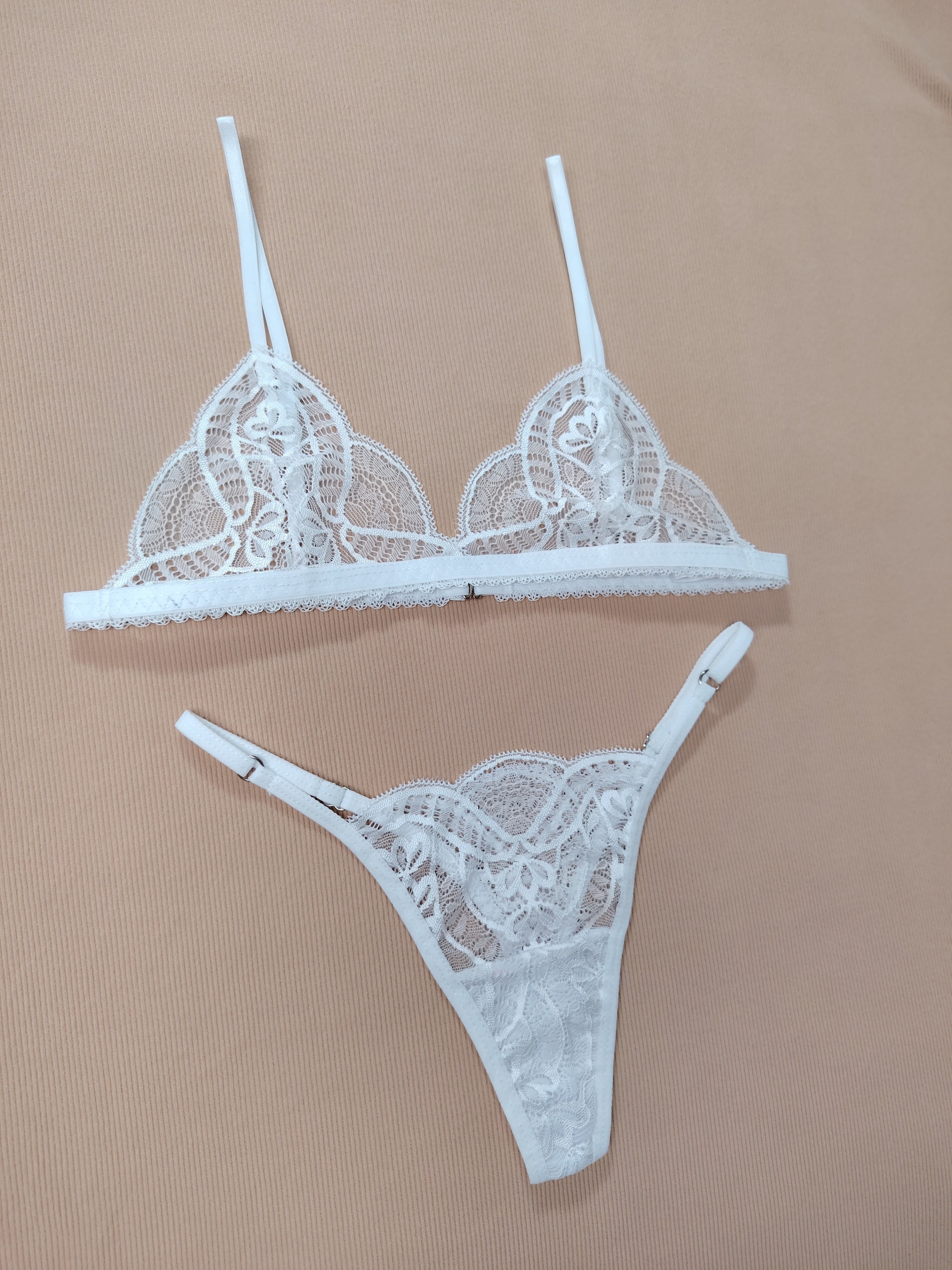 SALE Conjunto Encaje Blanco