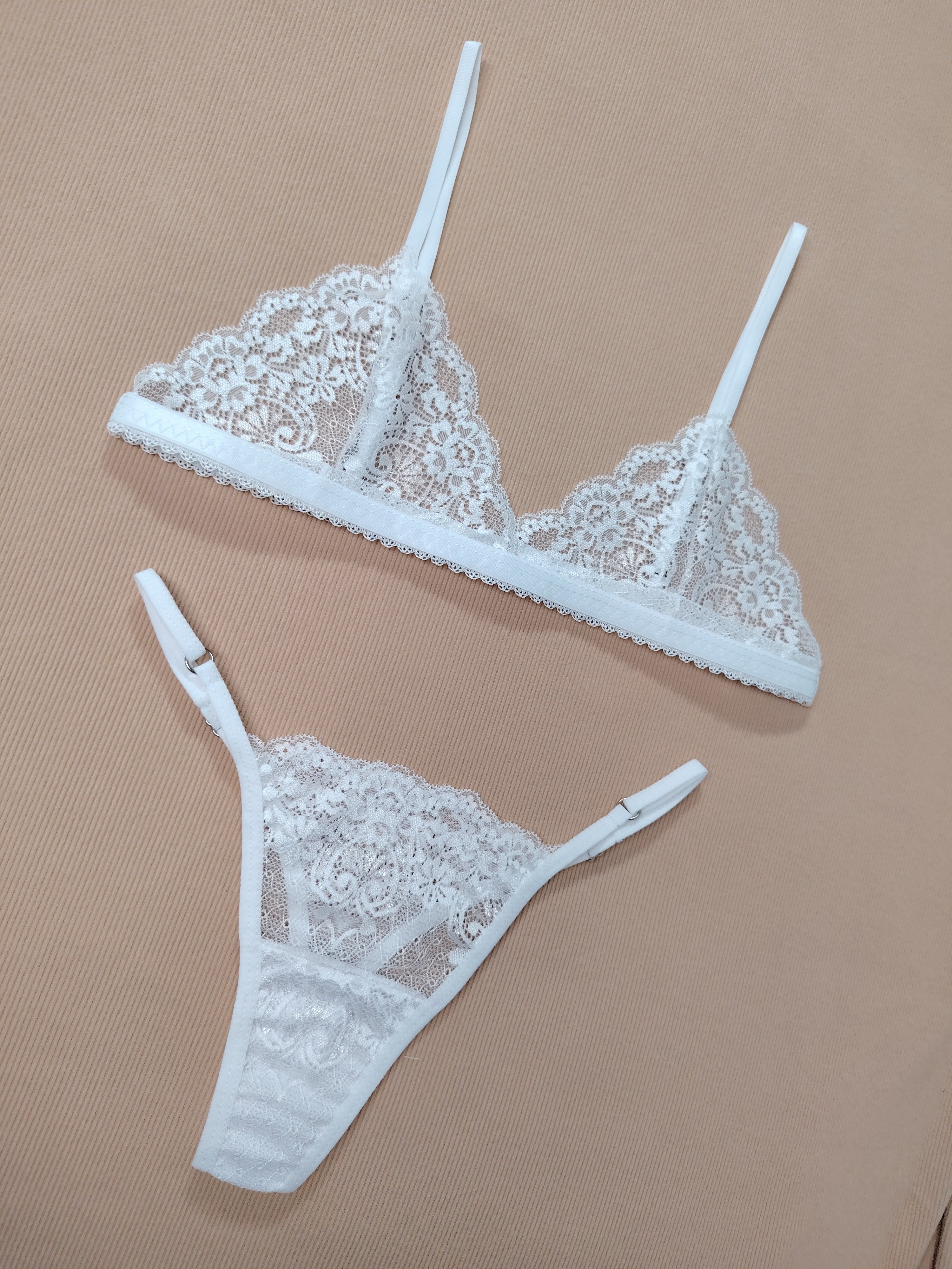 SALE Conjunto Encaje blanco