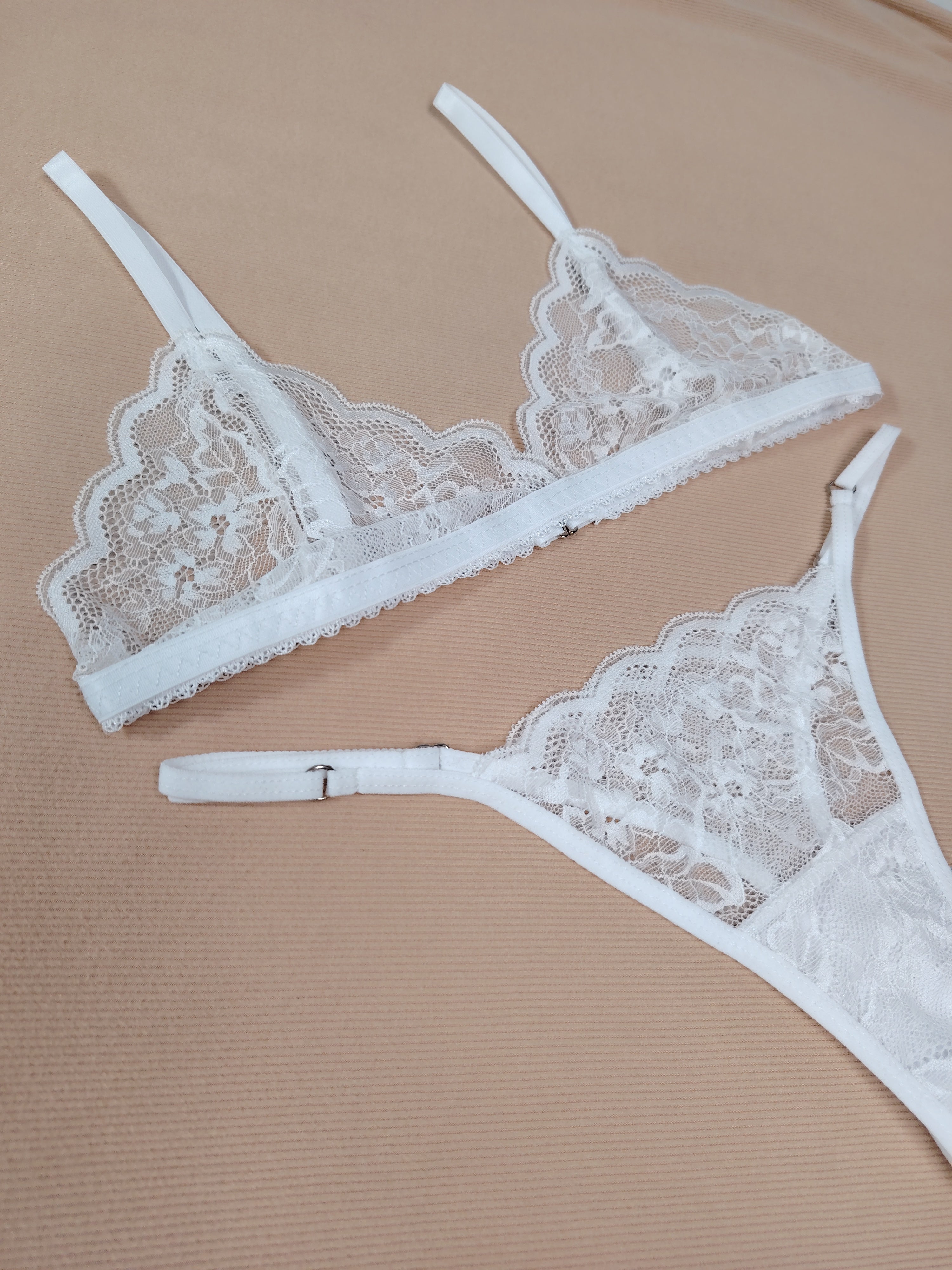 SALE Conjunto Encaje Blanco