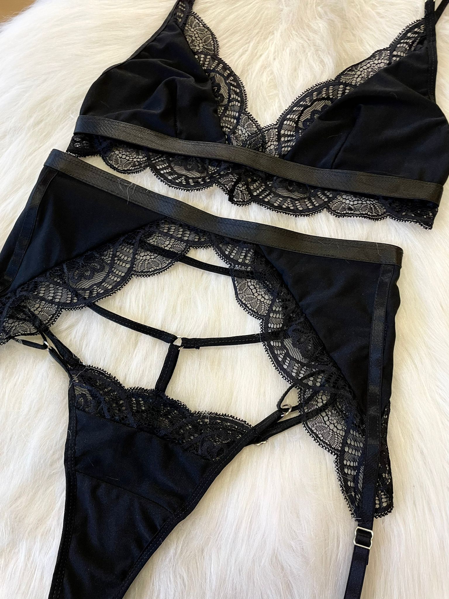 Set Gaia Lycra Negro