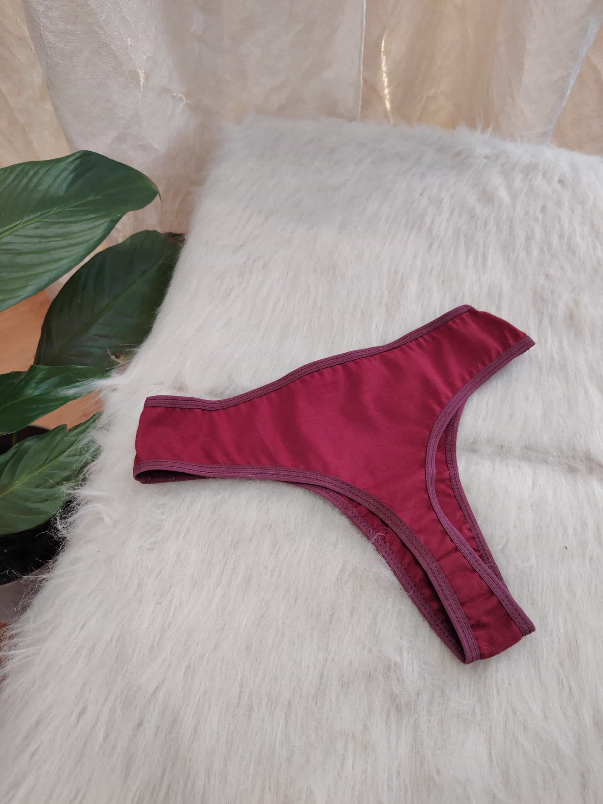 Vedetina de Algodón Bordo