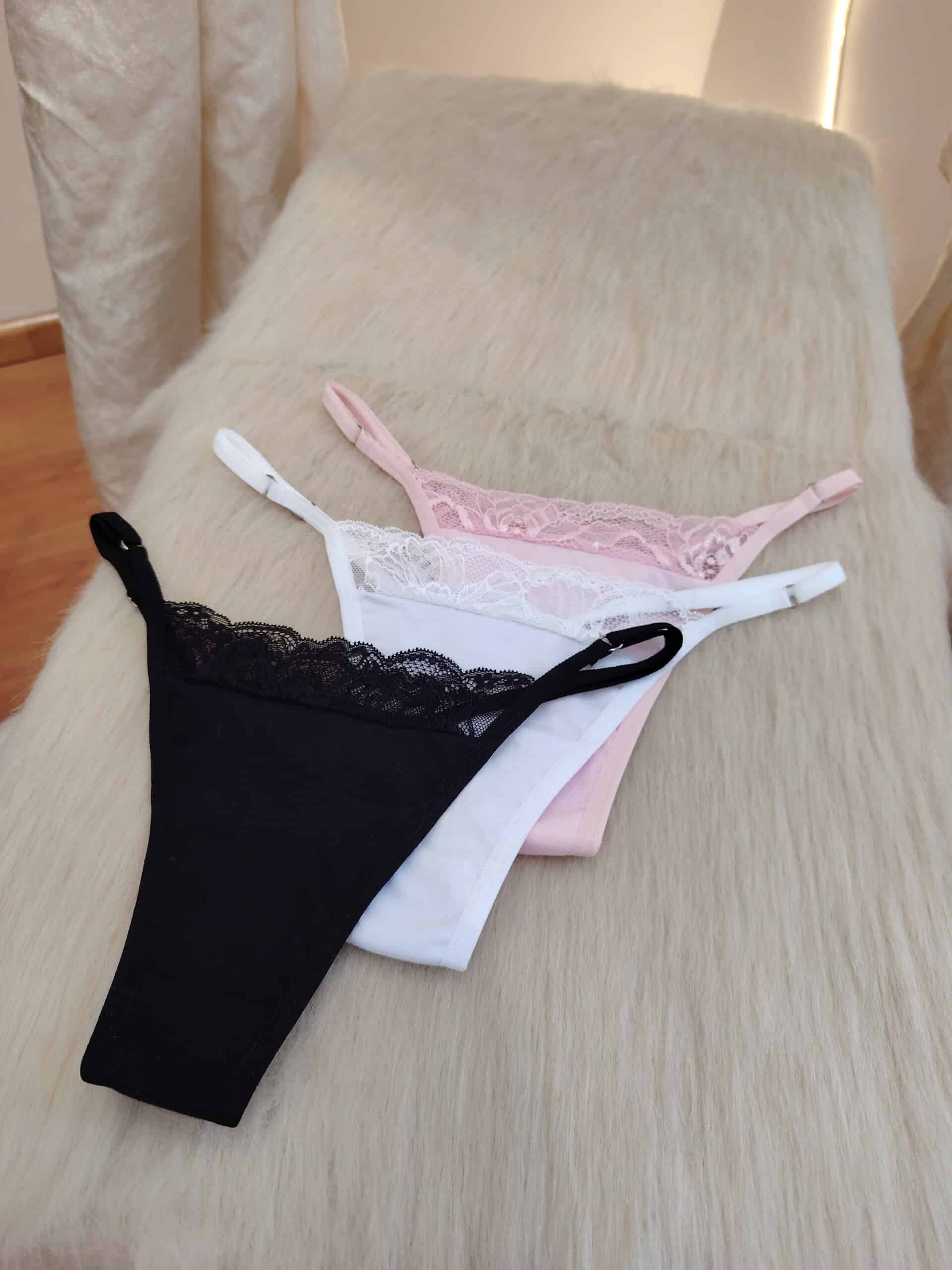 Pack x3 Tanga Cancer de Algodón