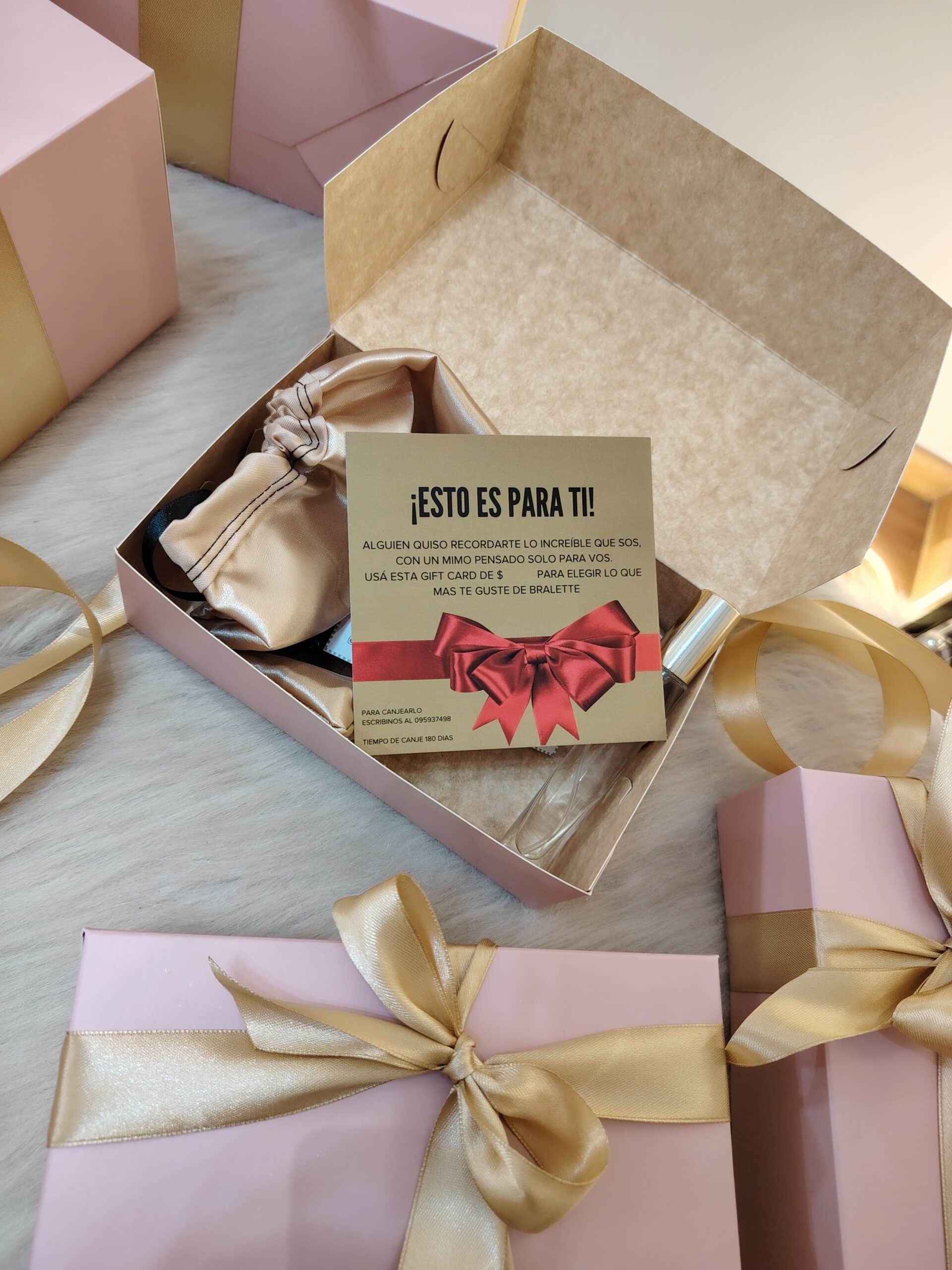 BOX Gift Card + perfume (Envio en 24 horas)