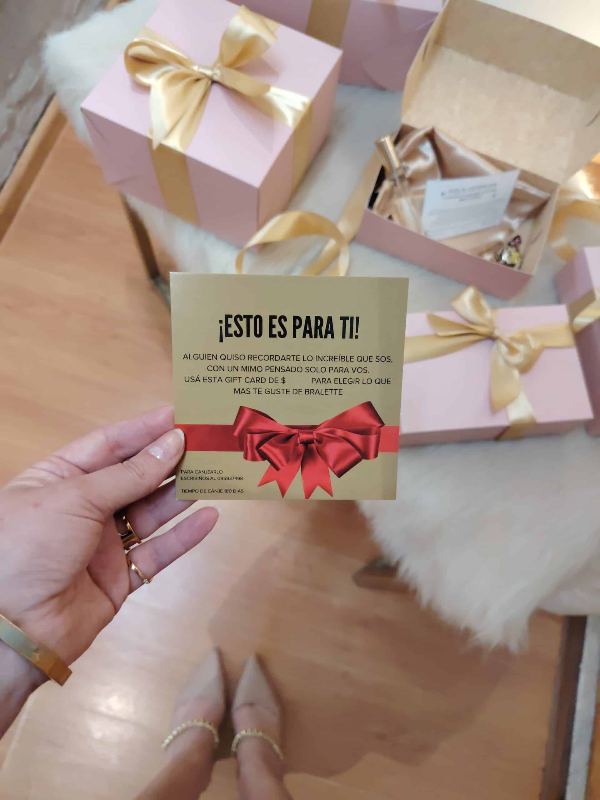 BOX Gift Card + perfume (Envio en 24 horas)