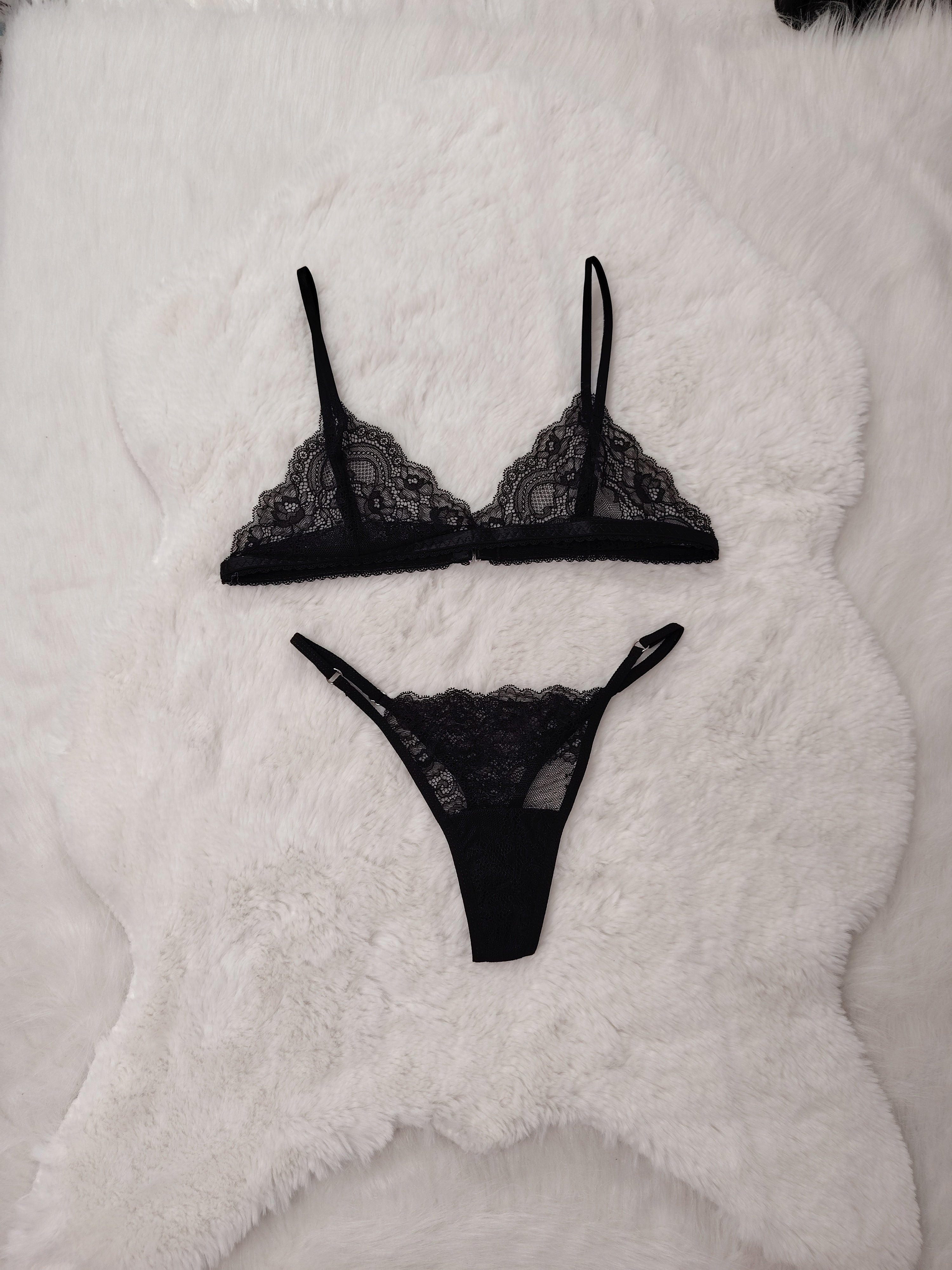 SALE Conjunto Encaje Negro