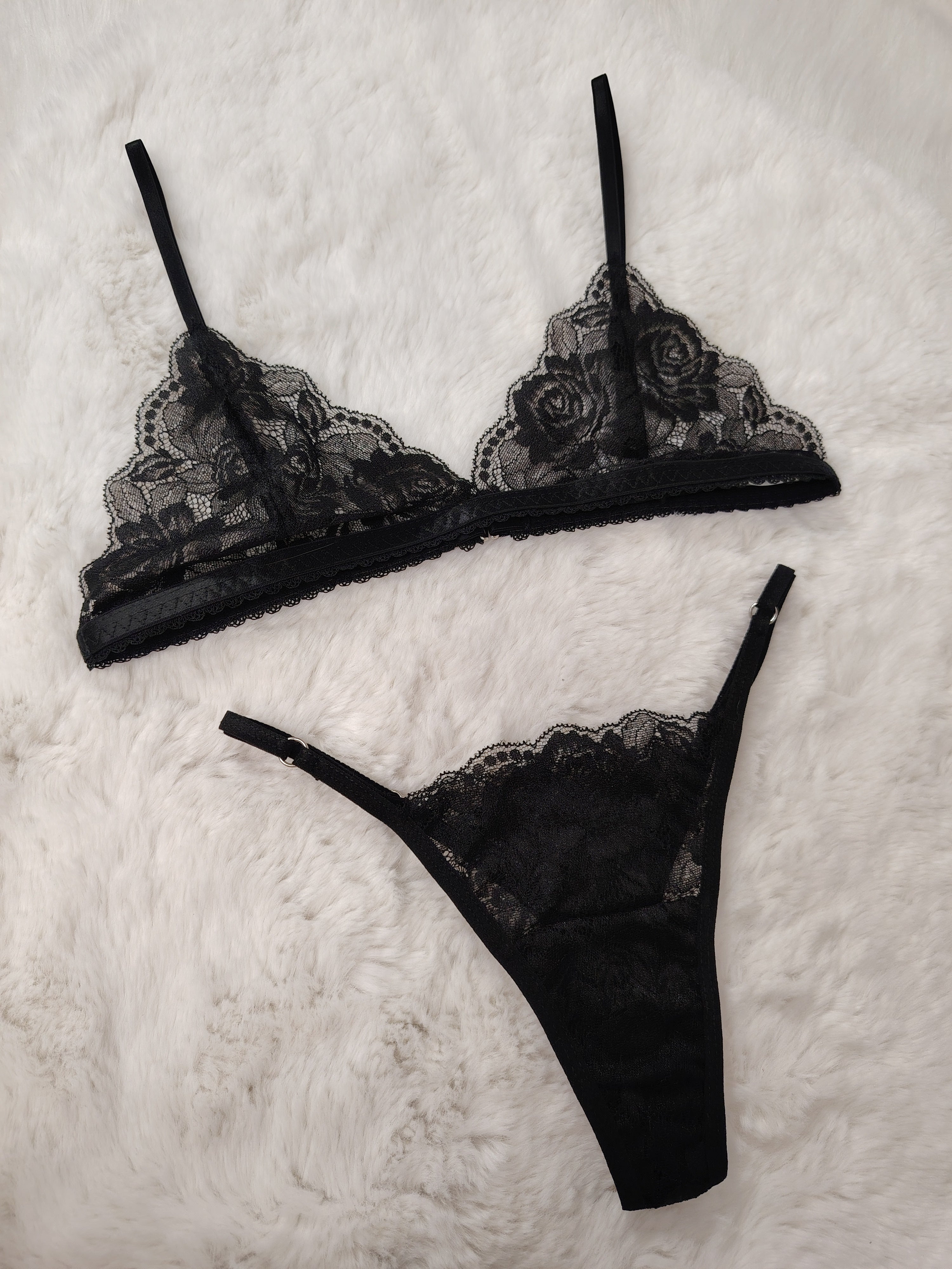 SALE Conjunto Encaje Negro