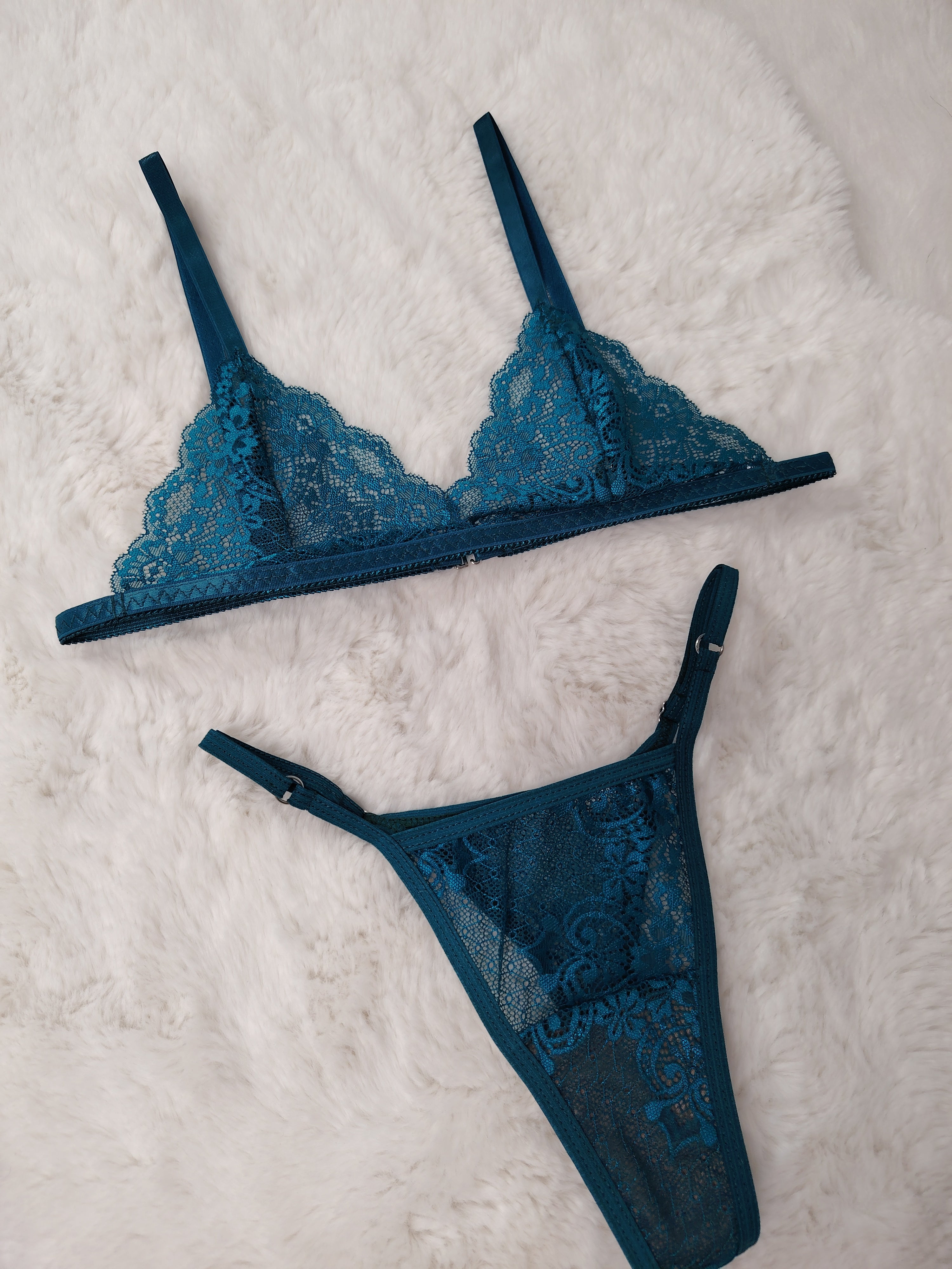 SALE Conjunto Encaje Verde