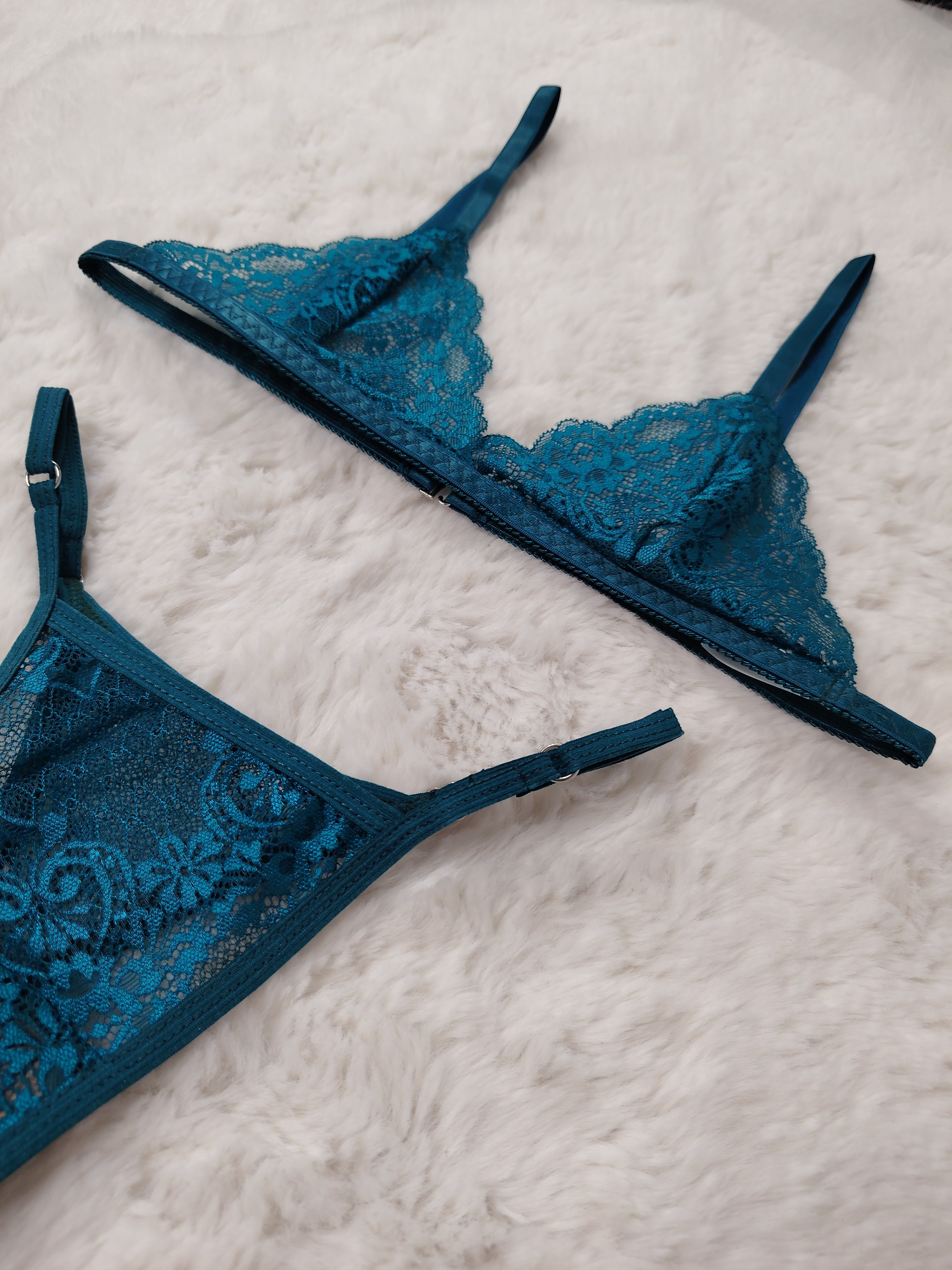 SALE Conjunto Encaje Verde