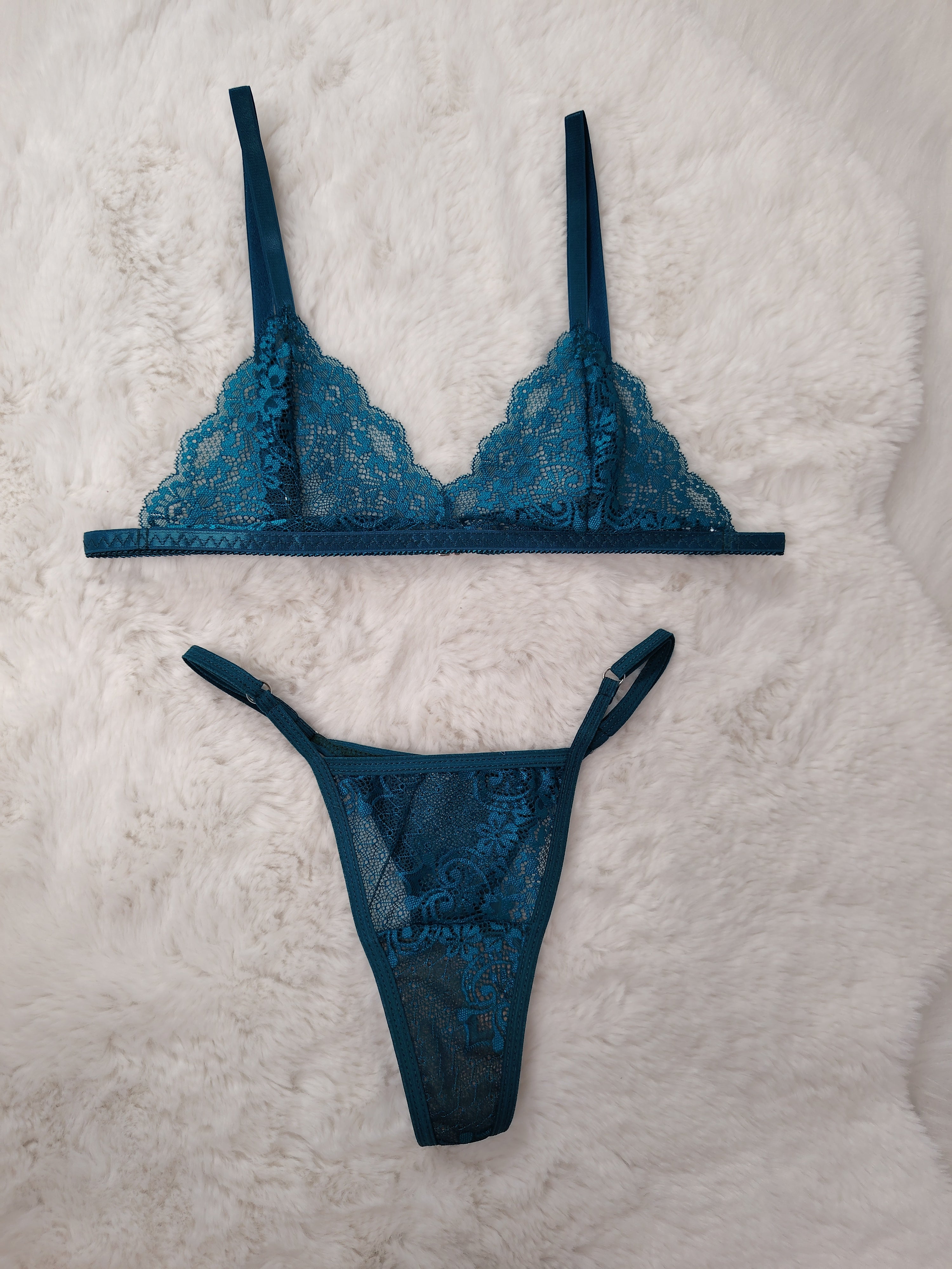 SALE Conjunto Encaje Verde