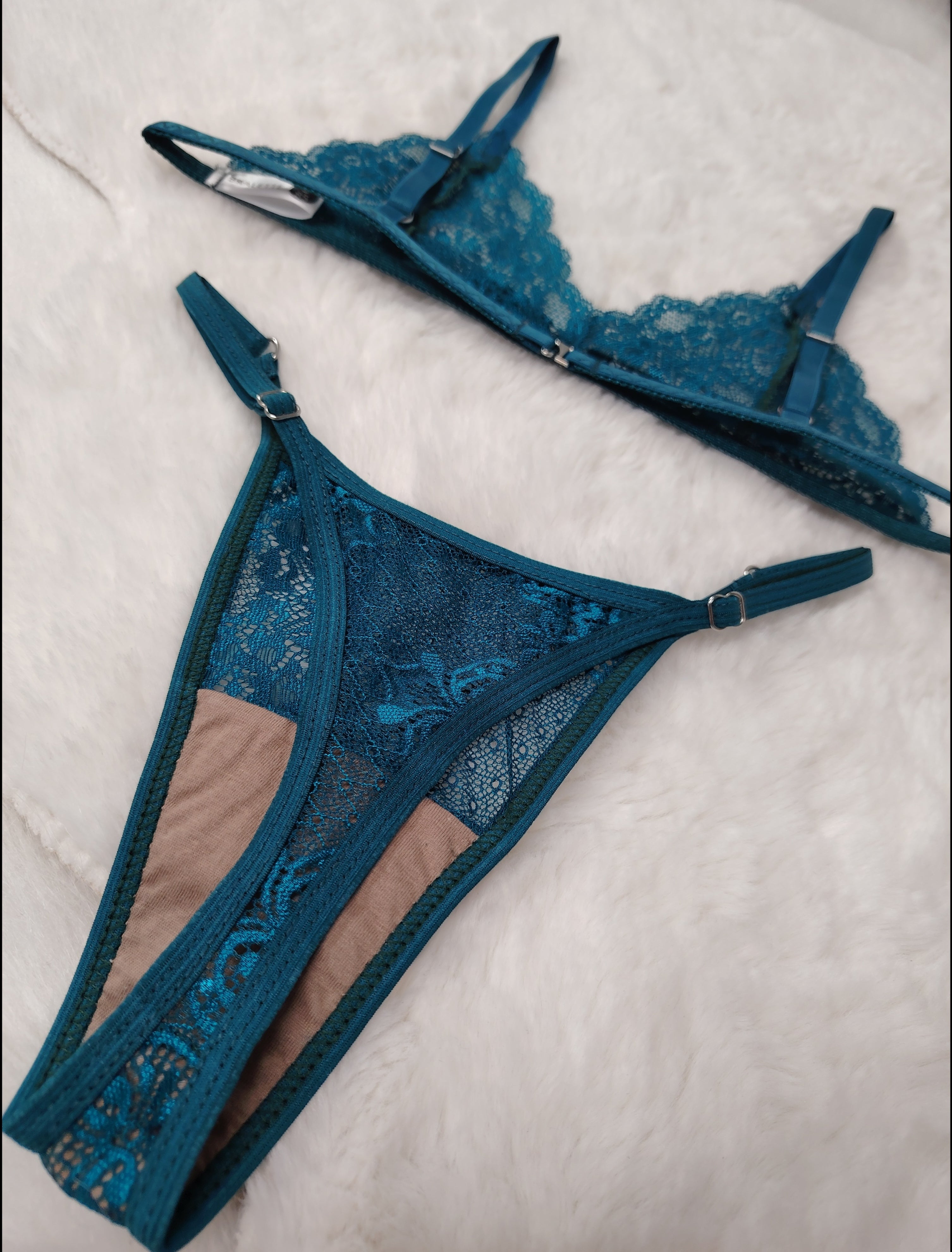SALE Conjunto Encaje Verde