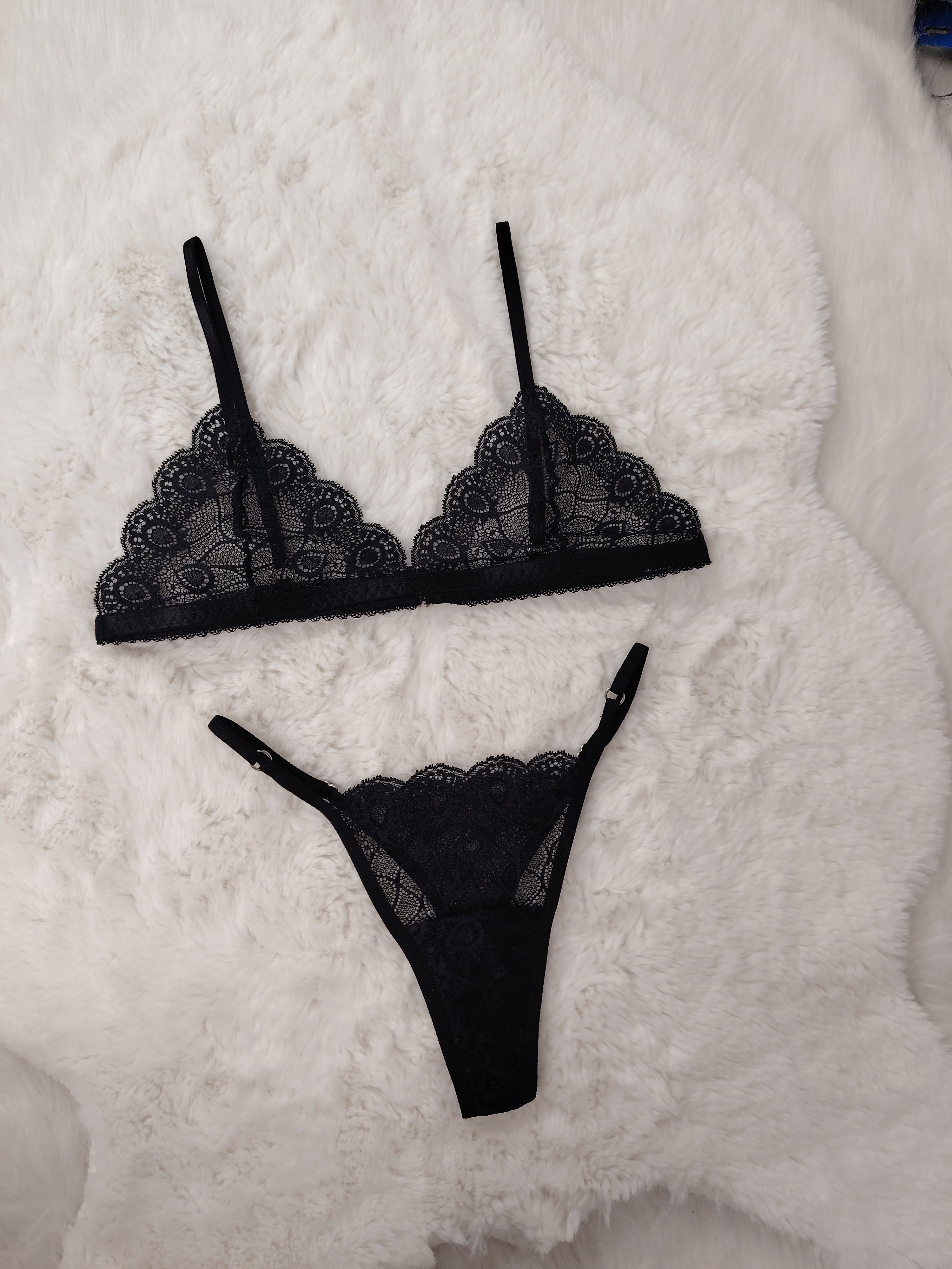 SALE Conjunto Encaje Negro