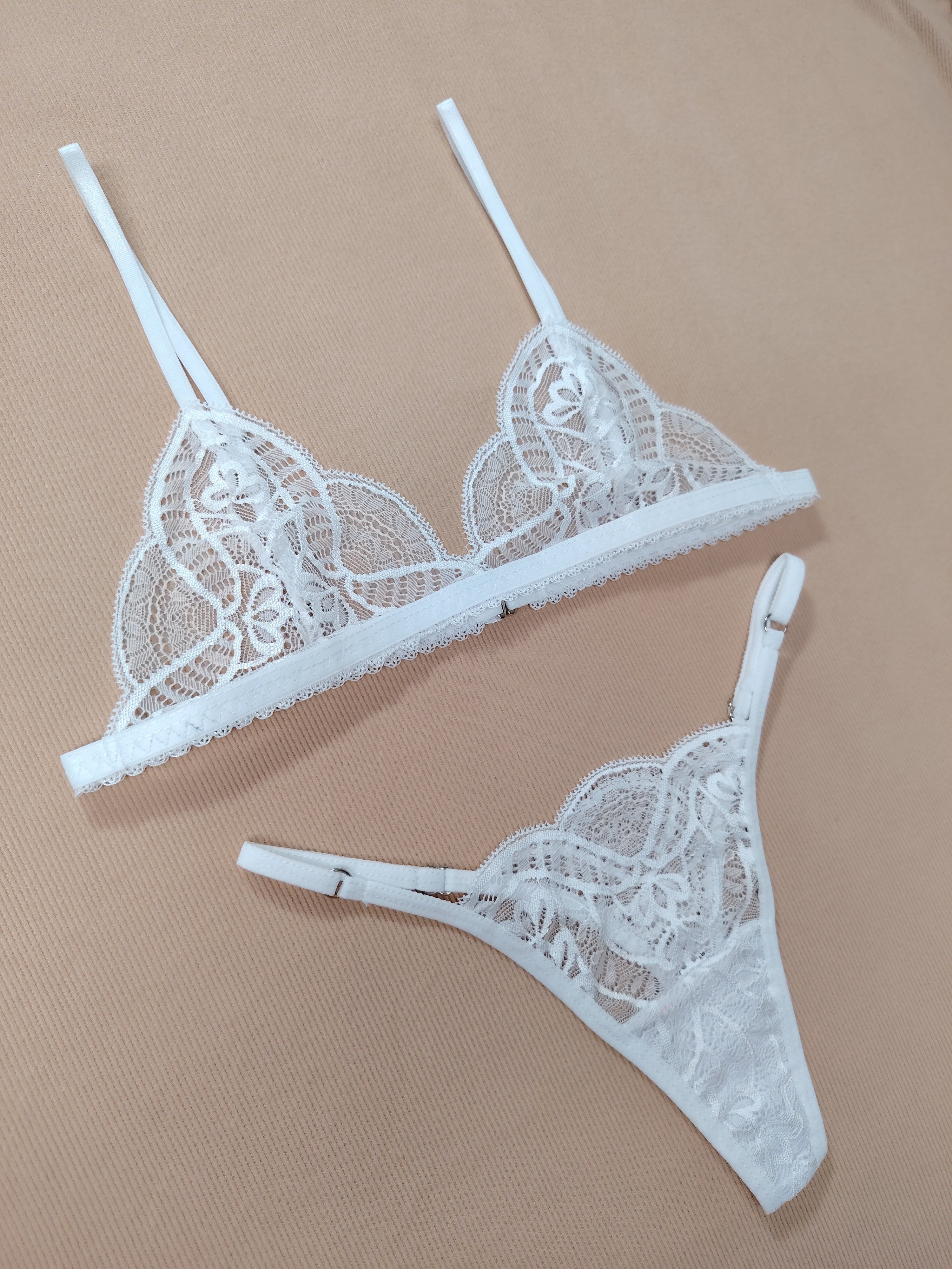 SALE Conjunto Encaje Blanco
