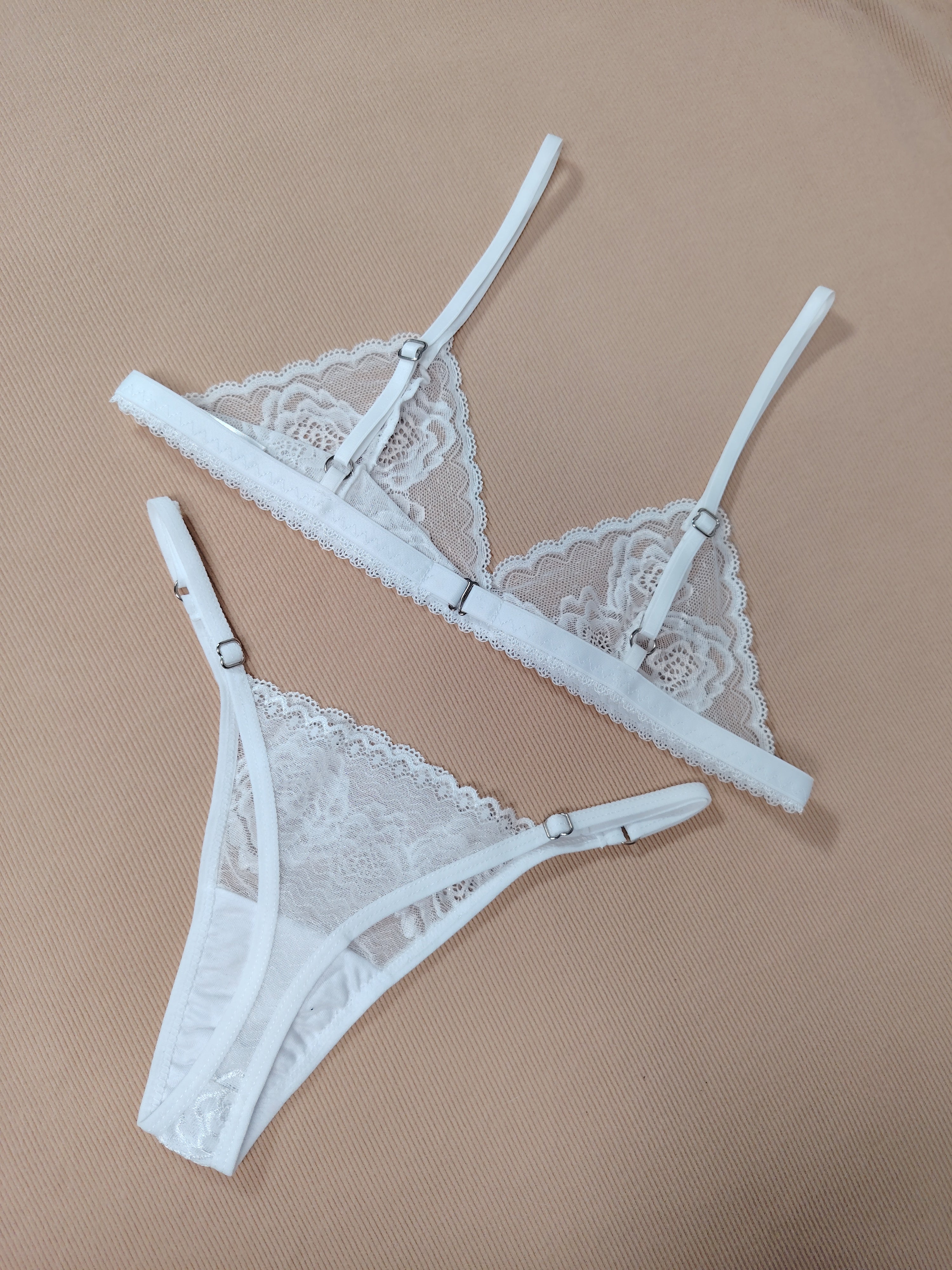 SALE Conjunto Encaje Blanco