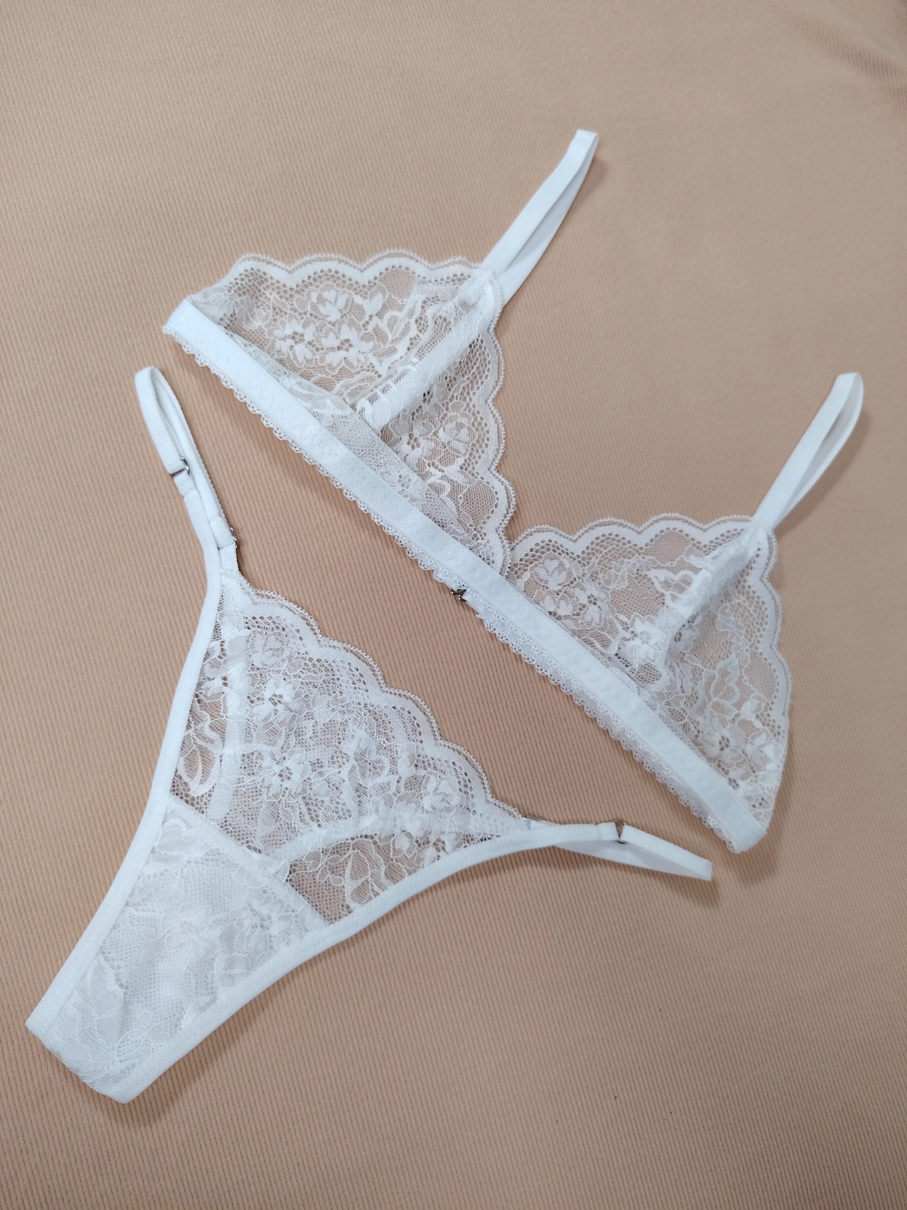 SALE Conjunto Encaje Blanco