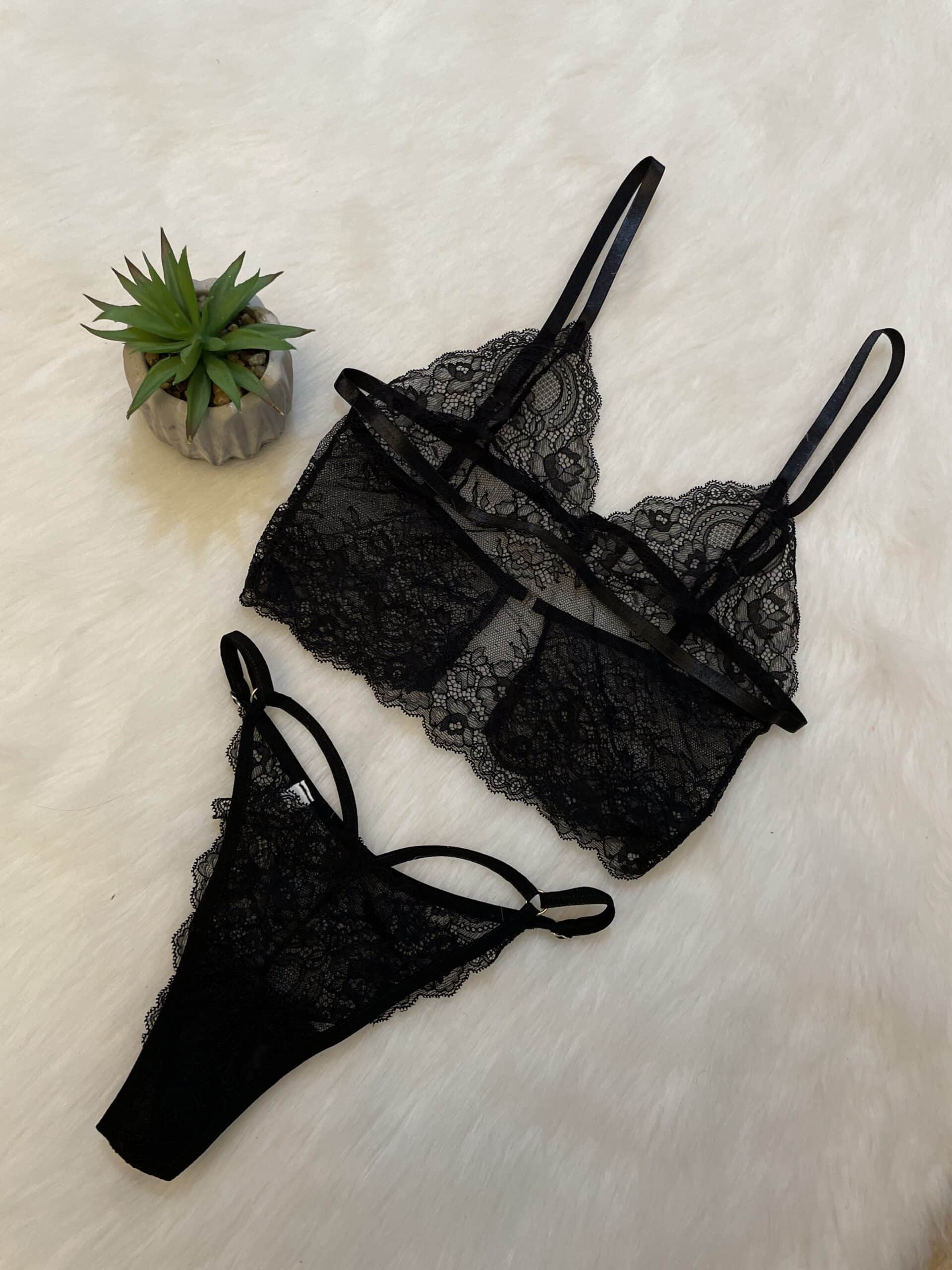 Conjunto Helena Negro