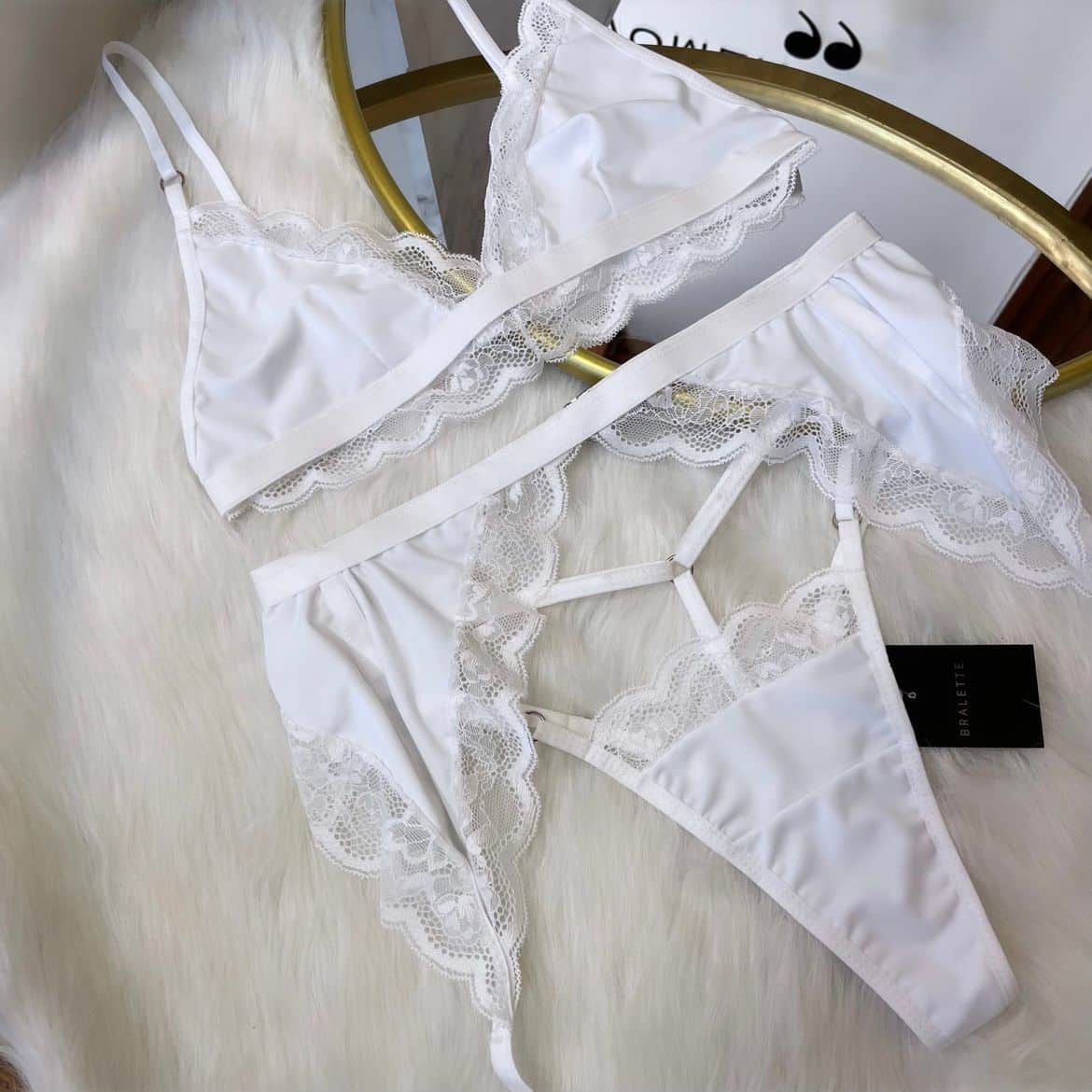 Set Gaia Lycra Blanco