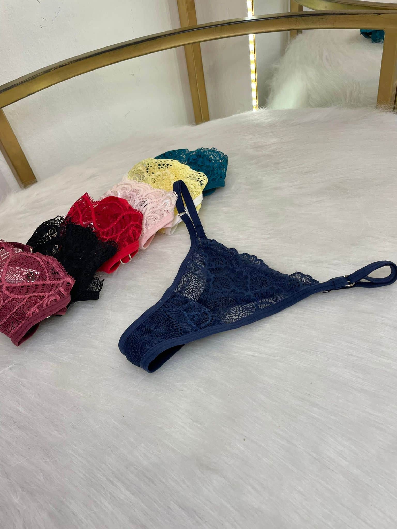 Pack X6 Microtanga de Encaje