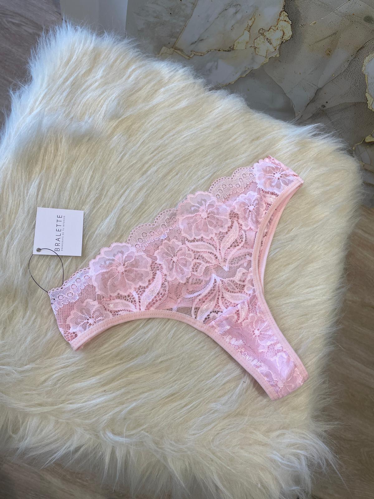 Vedetina de Encaje Rosa